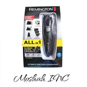 REMINGTON ALL-IN-1 Nose Ear Hair Beard Rechargeable Precision Trimmer & Shaver